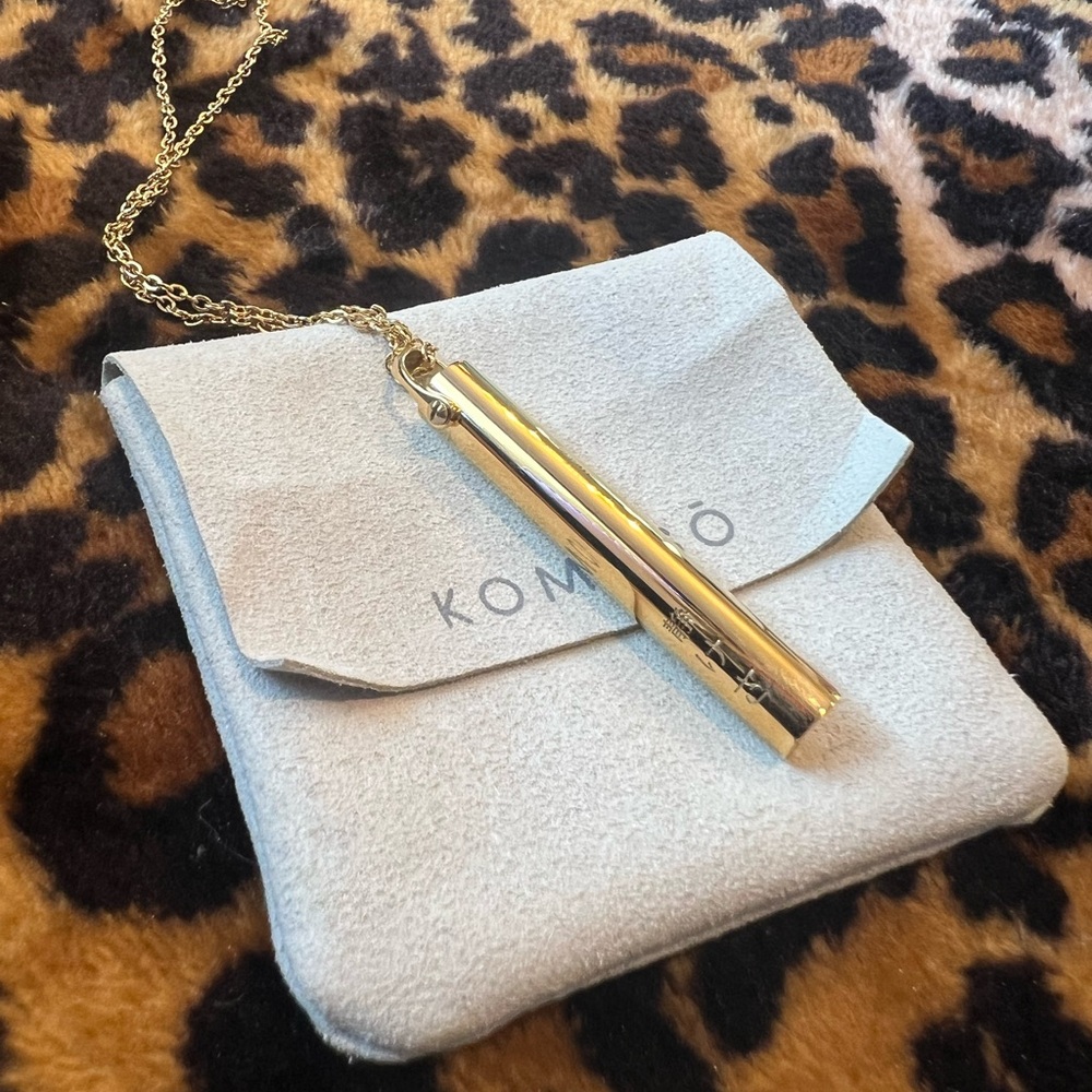 KOMUSO Gold whistle pendant☆